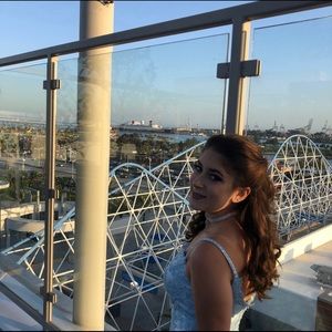 Floor length mermaid gown